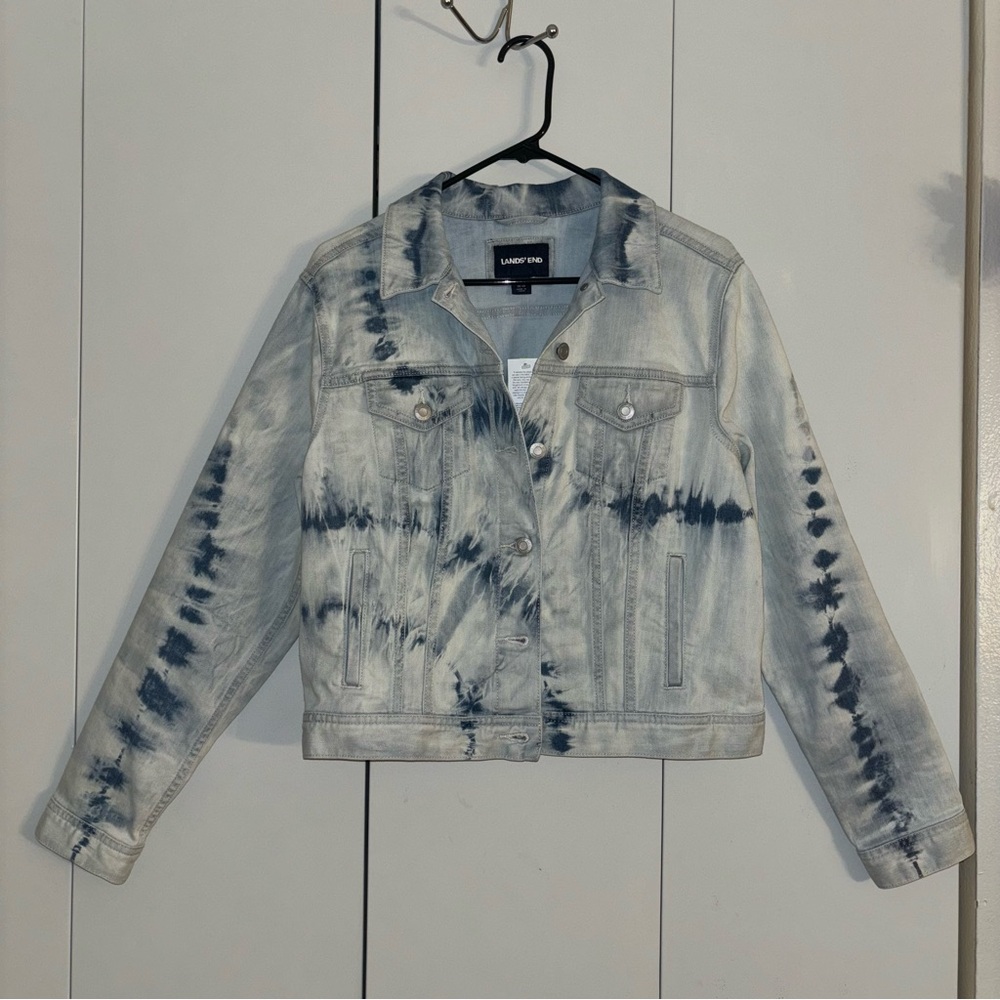 NWT Lands End Denim Jacket